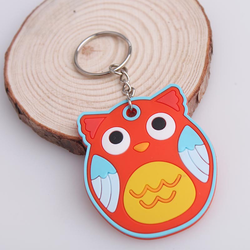 Portachiavi Gufo Silicone