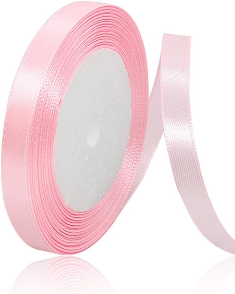 Nastro Doppio Raso confezione Regalo Creazione fai da te, lunghezza 25 yard 1cm