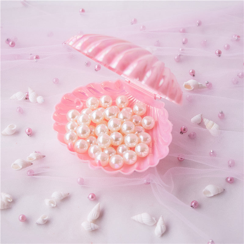 50pz conchiglie lucido Colore perlato porta confetti tema mare bomboniere segnaposto decorazione fai da te