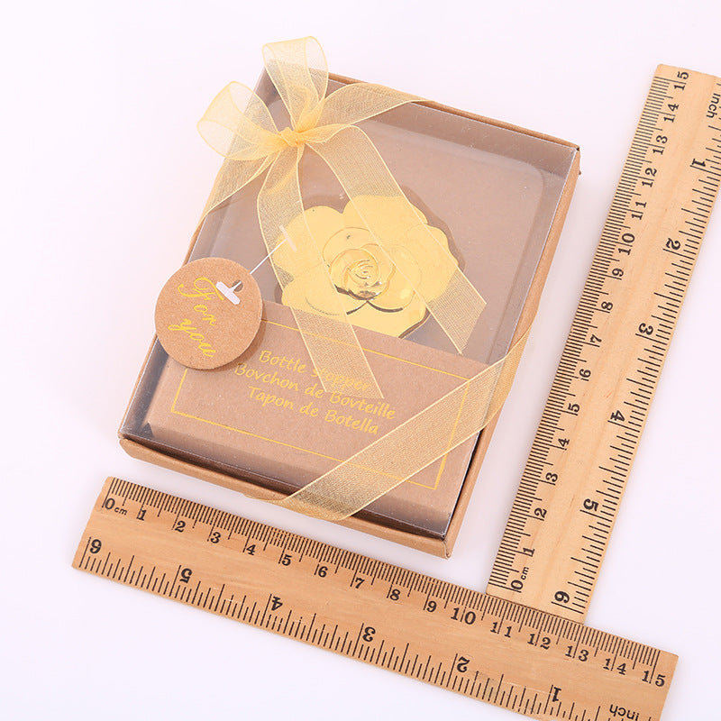 Bomboniera Cavatappi Apribottiglia Tema Naturale Rose