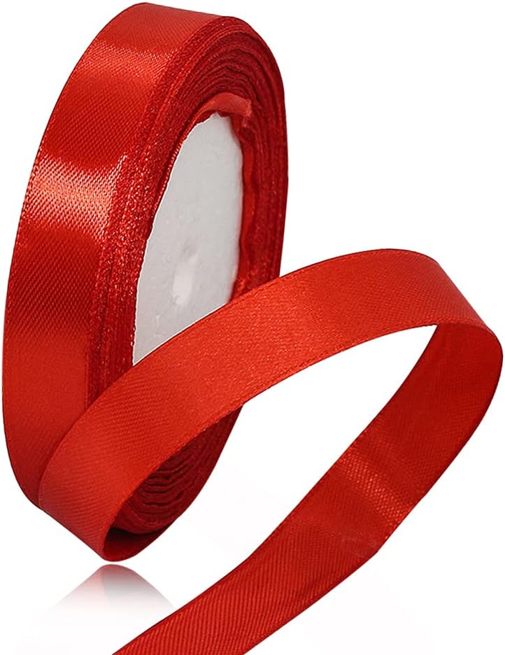 Nastro Doppio Raso confezione Regalo Creazione fai da te, lunghezza 25 yard 2cm