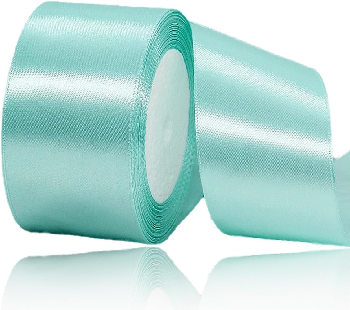 Nastro Doppio Raso confezione Regalo Creazione fai da te, lunghezza 25 yard 4cm