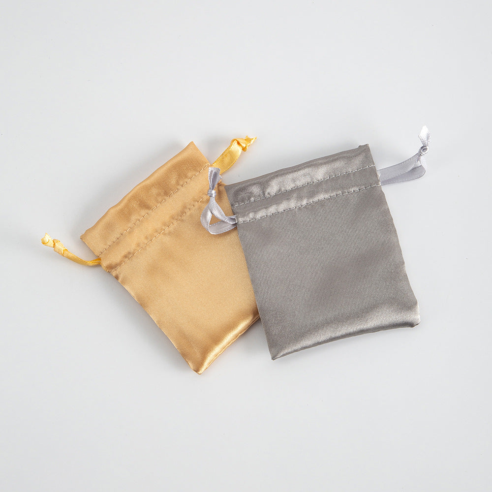 Set di 10 Sacchetti in Raso satin con Cordoncino, Multicolore Misura 9 * 12cm, Bomboniere e Confezioni Regalo