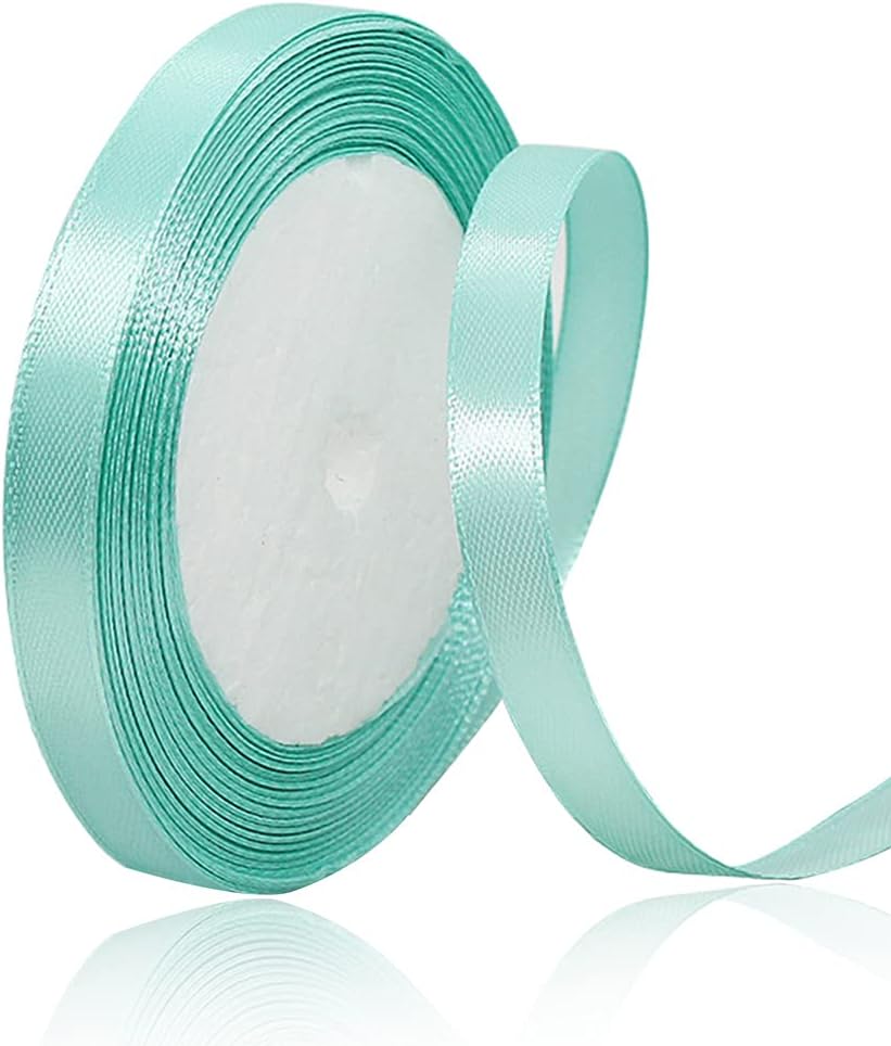 Nastro Doppio Raso confezione Regalo Creazione fai da te, lunghezza 25 yard 1cm