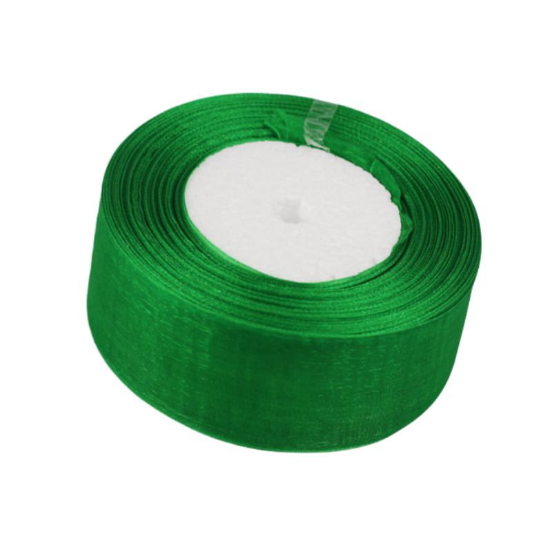 Nastro Organza Bianco 40 MM Rotolo 50 Yard Fai da Te