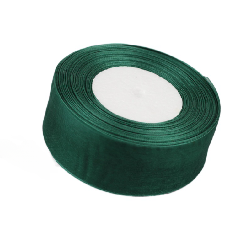 Nastro Organza Bianco 40 MM Rotolo 50 Yard Fai da Te