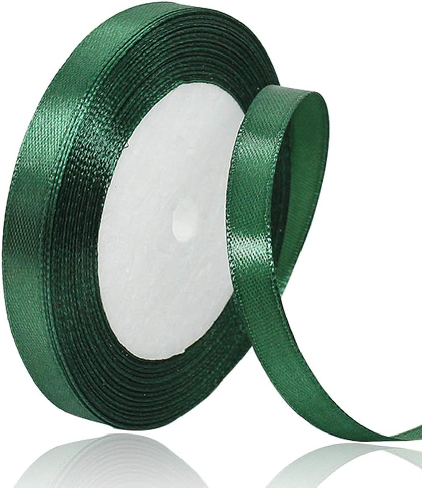 Nastro Doppio Raso confezione Regalo Creazione fai da te, lunghezza 25 yard 1cm