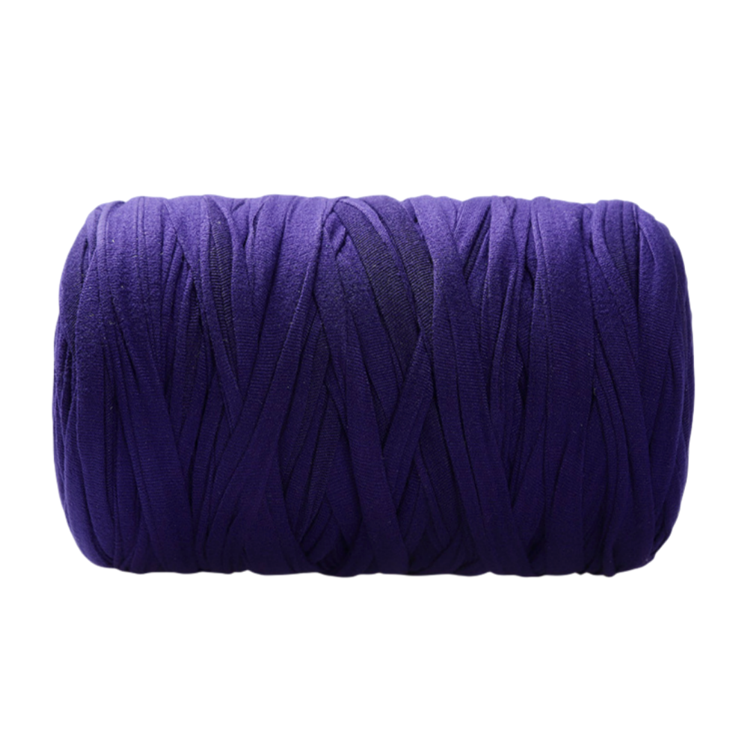 Fettuccia per Uncinetto 200g - Filato in Tessuto Morbido, Riciclato ed Elastico per Lavori a Maglia, Borse, Tappeti, Decorazioni - Vari Colori