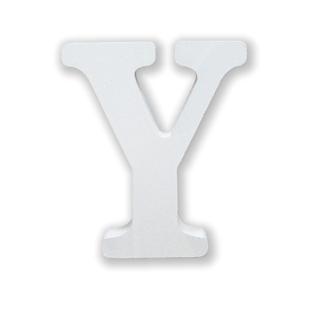 Lettere in Legno Bianco 11×1.2cm, Decorazioni Fai da Te per Matrimonio, Compleanno, Casa, Tavolo, Festa, Appeso Parete Alfabeto