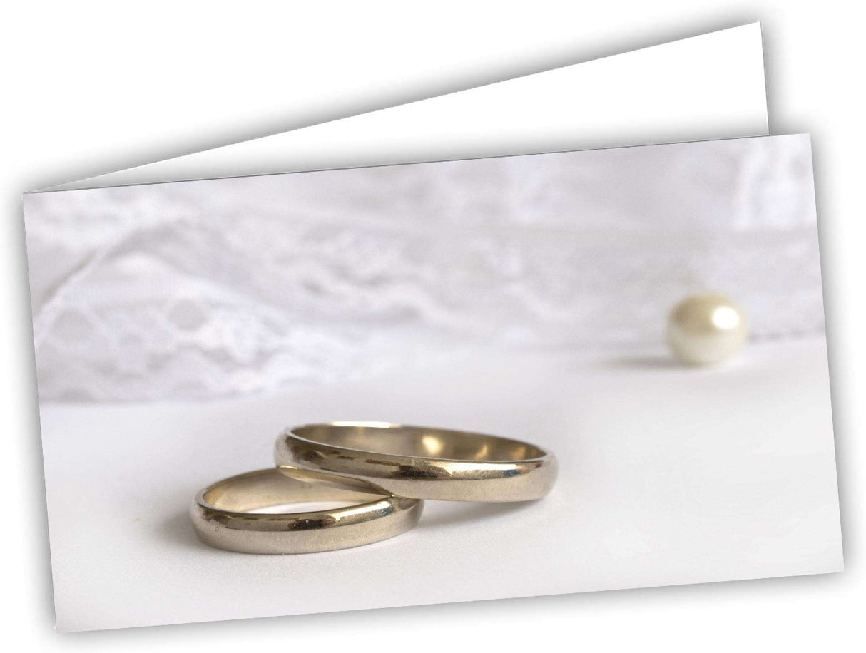 20 Pezzi bigliettini Personalizzati bomboniere Matrimonio Anniversario Anello Oro