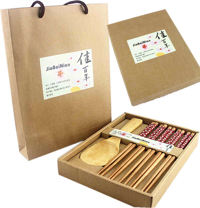 5 Bacchette per Il Cibo e 1 Paletta Riso