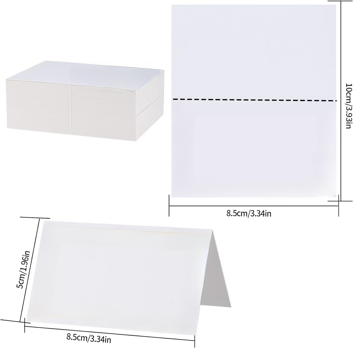 Confezione da 50 Pezzi Segnaposto in Cartoncino Rosso per Occasioni Speciali Laurea