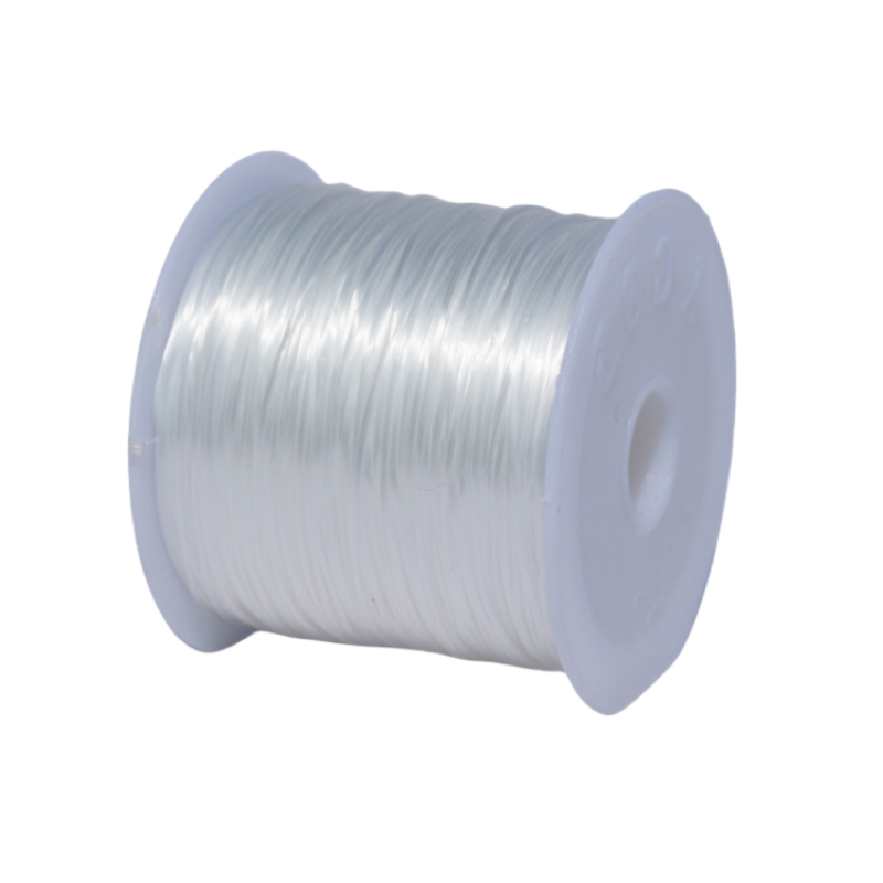 60 Metri Filo Elastico Nylon per Braccialetti 0.6mm, Collane, Perline, e Creazione di Gioielli Vari Colori