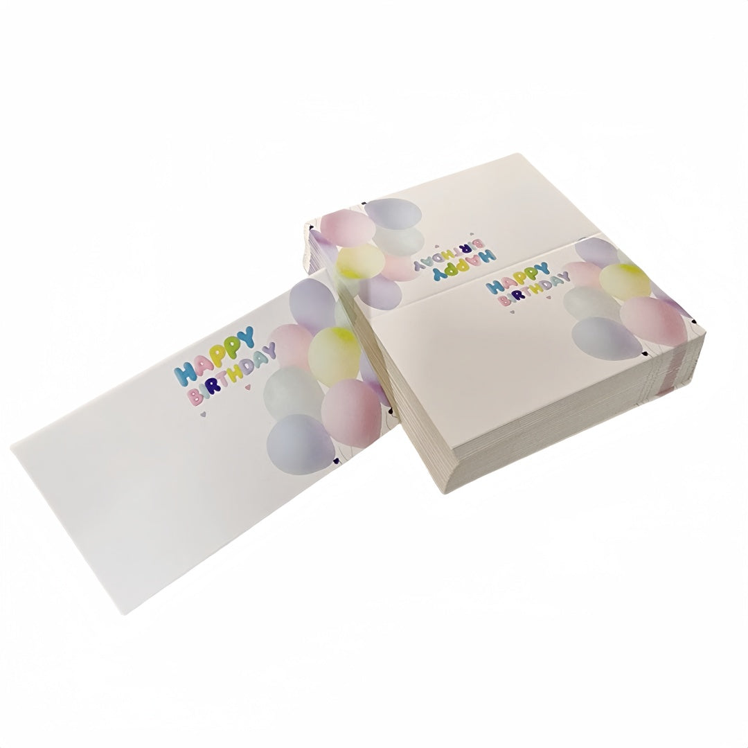 Confezione da 50 Pezzi Segnaposto in Cartoncino per Occasioni Speciali Compleanno