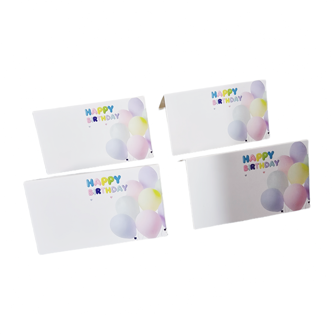 Confezione da 50 Pezzi Segnaposto in Cartoncino per Occasioni Speciali Compleanno