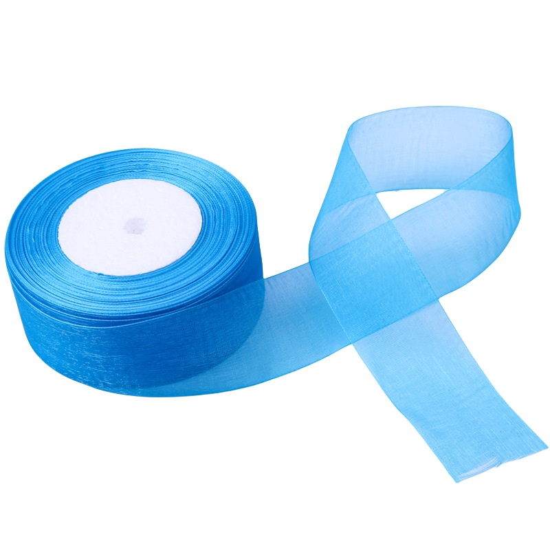 Nastro Organza Bianco 40 MM Rotolo 50 Yard Fai da Te