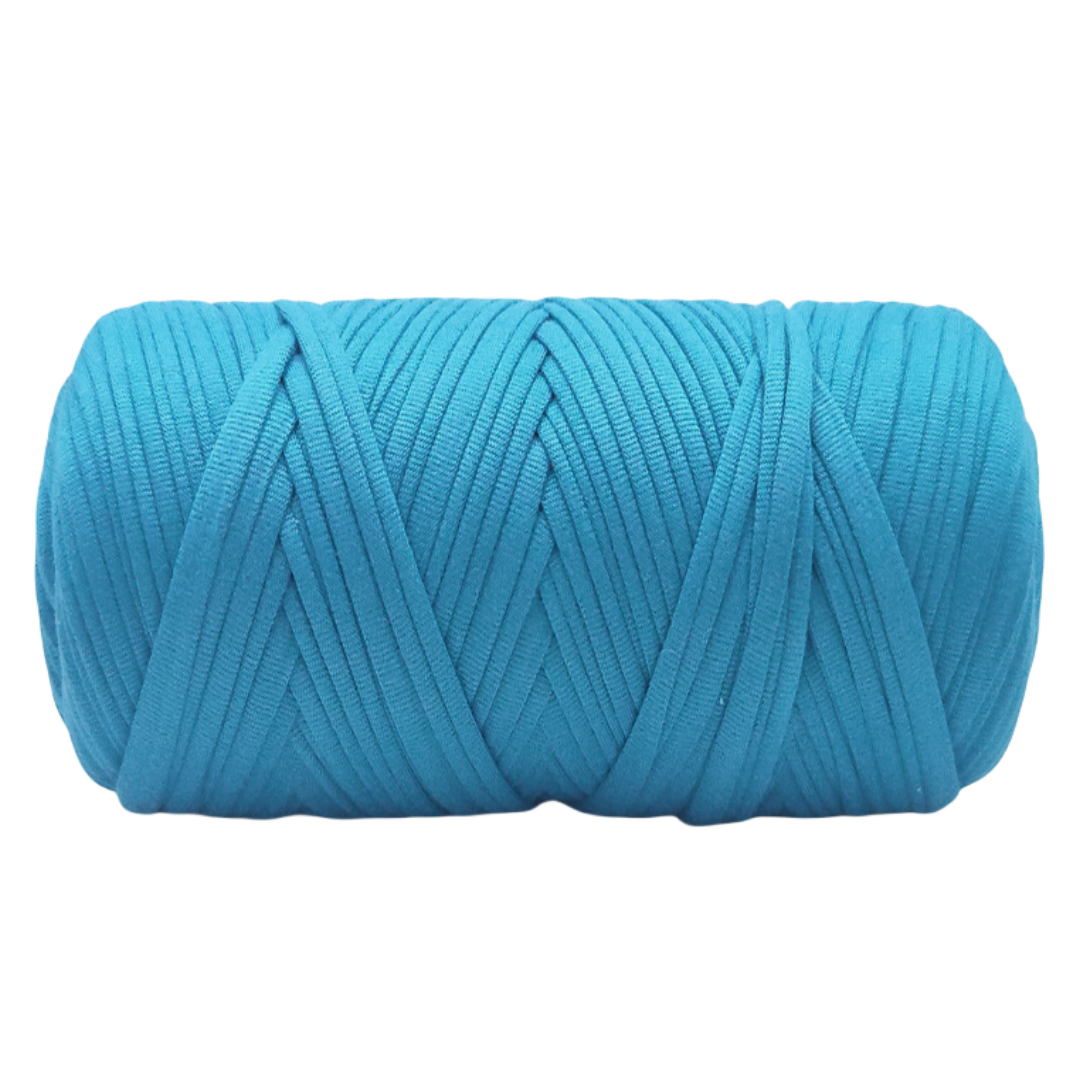 Fettuccia per Uncinetto 200g - Filato in Tessuto Morbido, Riciclato ed Elastico per Lavori a Maglia, Borse, Tappeti, Decorazioni - Vari Colori