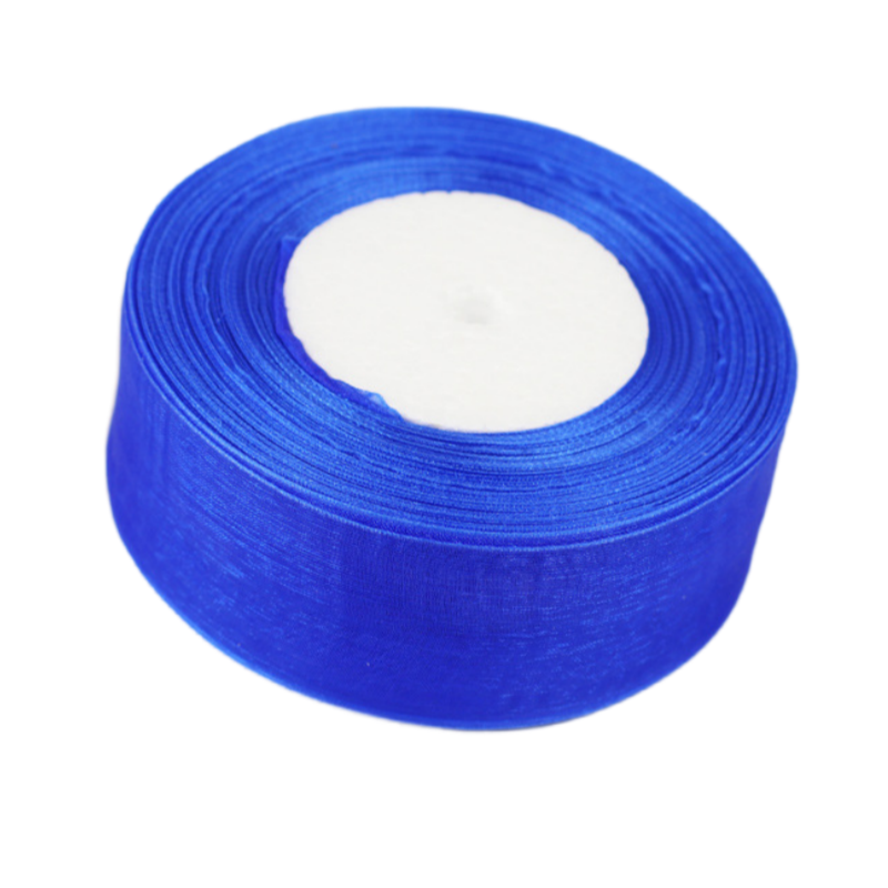 Nastro Organza Bianco 40 MM Rotolo 50 Yard Fai da Te