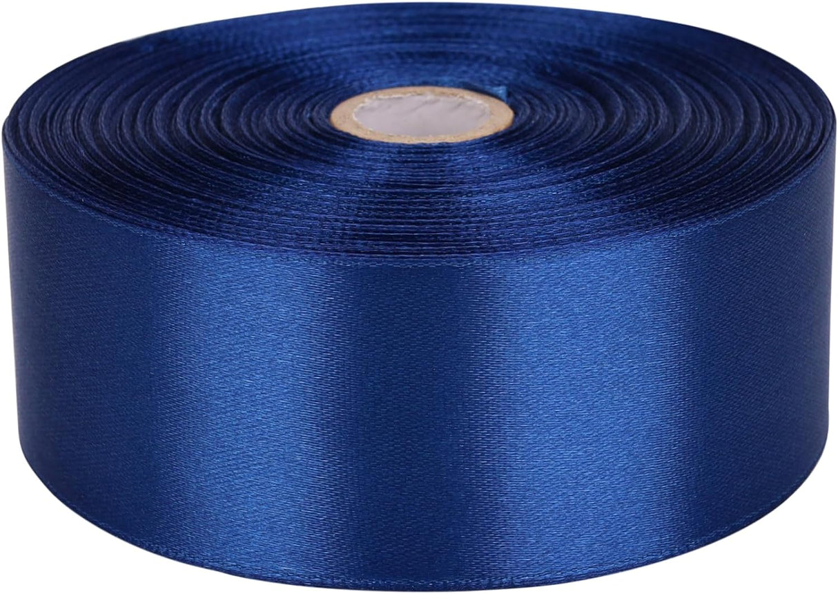 Nastro Doppio Raso confezione Regalo Creazione fai da te, lunghezza 25 yard 4cm