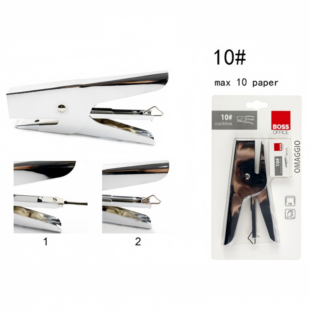 Cucitrice Manuale 10# con Rimuovi Punti e Punti Metallici