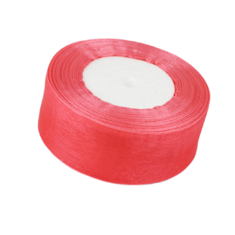 Nastro Organza Bianco 40 MM Rotolo 50 Yard Fai da Te