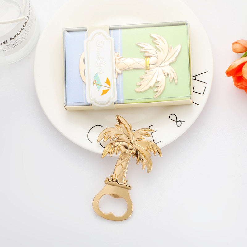 Bomboniera Cavatappi Apribottiglia Tema Naturale Palma da Cocco