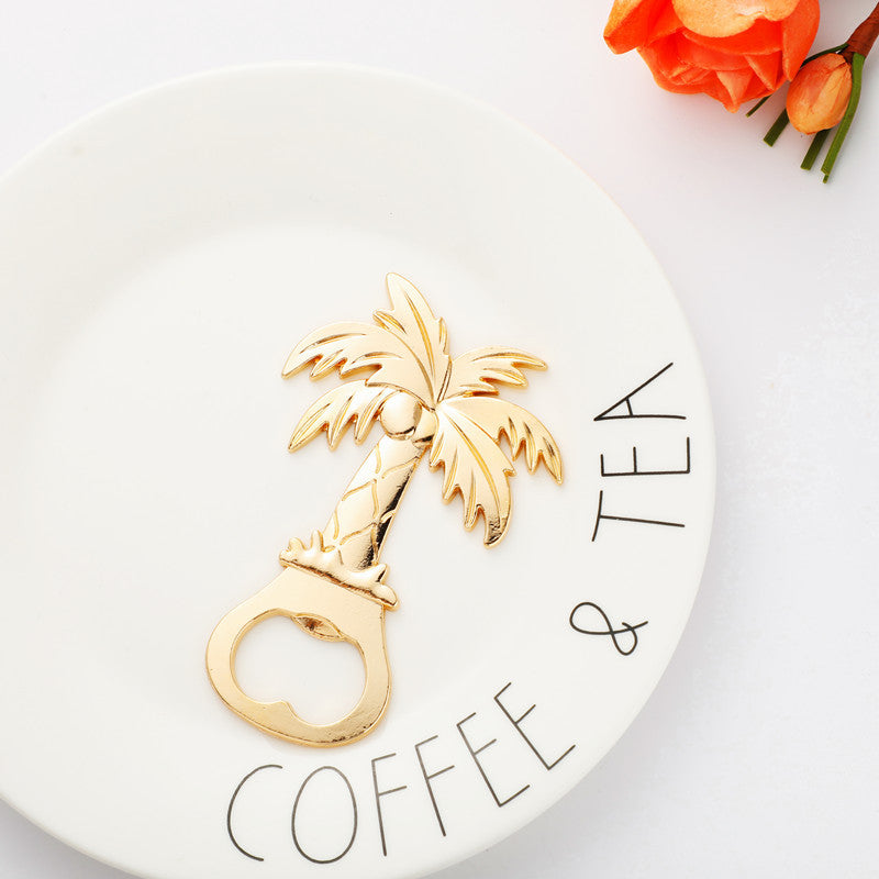 Bomboniera Cavatappi Apribottiglia Tema Naturale Palma da Cocco