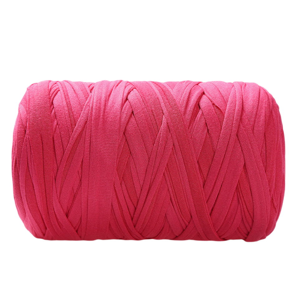 Fettuccia per Uncinetto 200g - Filato in Tessuto Morbido, Riciclato ed Elastico per Lavori a Maglia, Borse, Tappeti, Decorazioni - Vari Colori