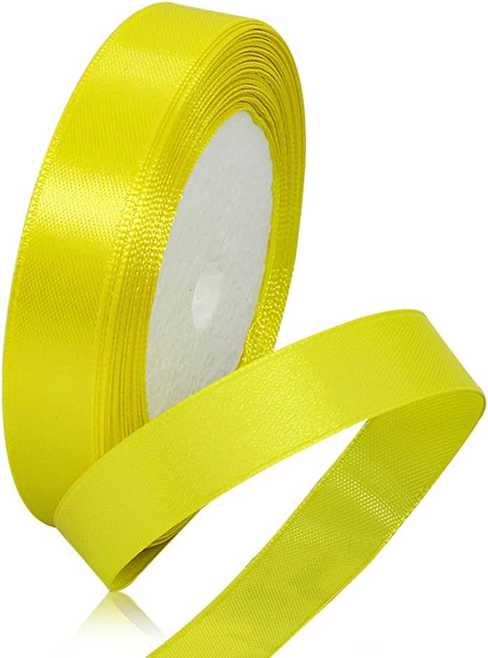 Nastro Doppio Raso confezione Regalo Creazione fai da te, lunghezza 25 yard 2cm