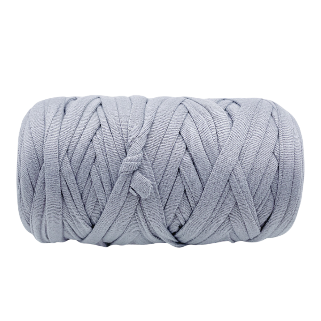 Fettuccia per Uncinetto 200g - Filato in Tessuto Morbido, Riciclato ed Elastico per Lavori a Maglia, Borse, Tappeti, Decorazioni - Vari Colori