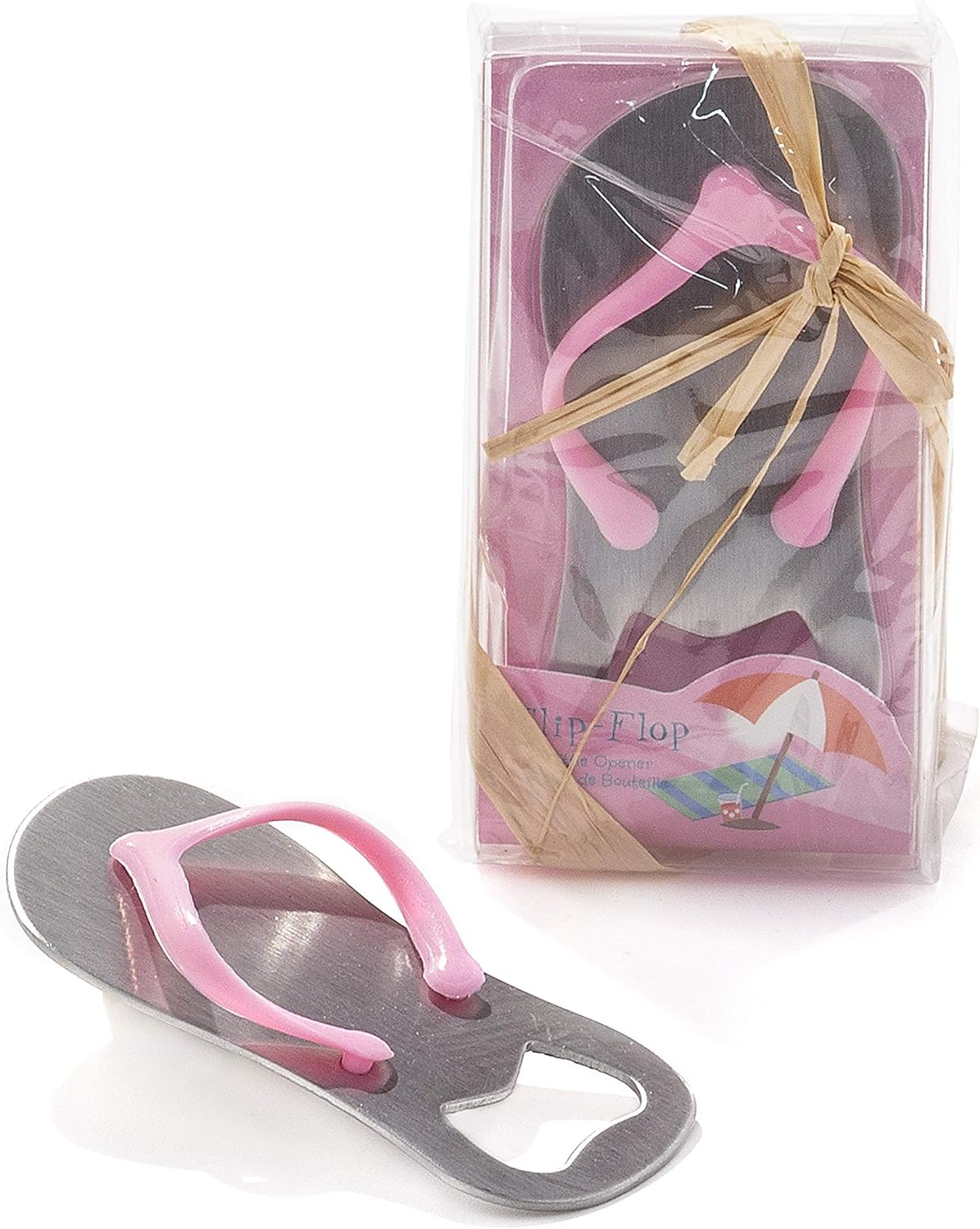Bomboniera Cavatappi Apribottiglia infradito Ciabatte ROSA