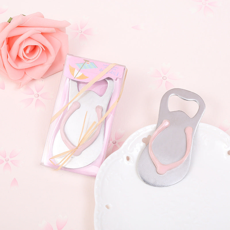 Bomboniera Cavatappi Apribottiglia infradito Ciabatte ROSA