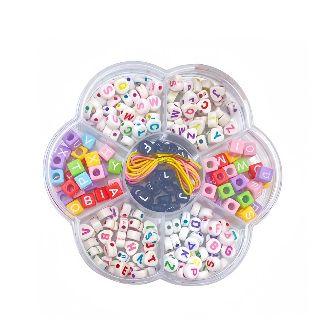 Perle Lettere in scatola a forma di girasole