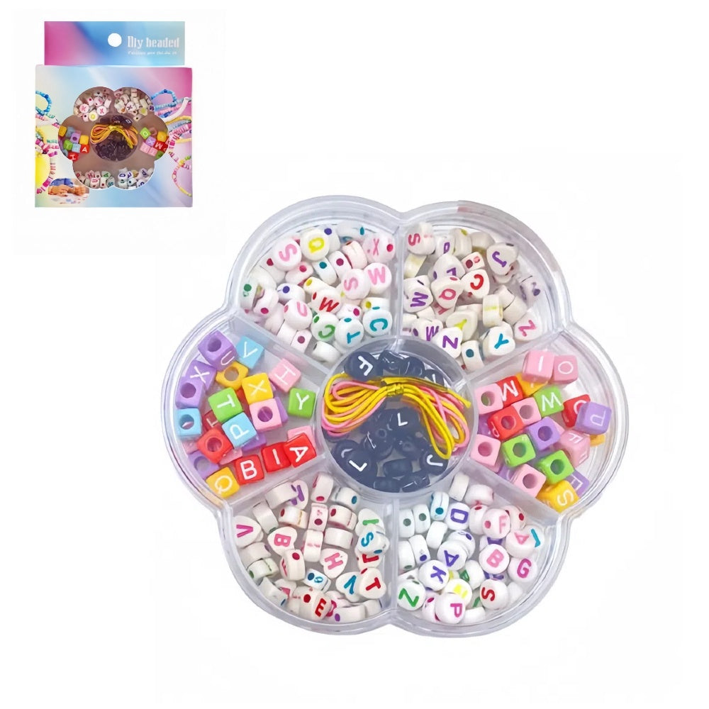 Perle Lettere in scatola a forma di girasole