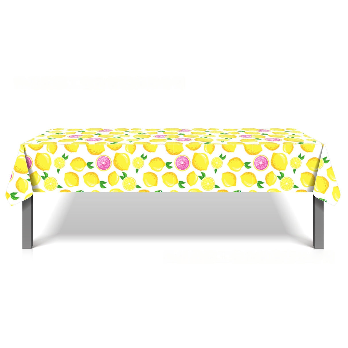 Tovaglia 130 * 220cm Plastificata Rettangolare Limone Estate impermeabile Antimacchia