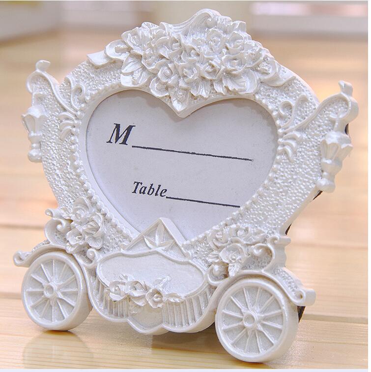 Mini Cornice Carrozza Segnaposto Resina