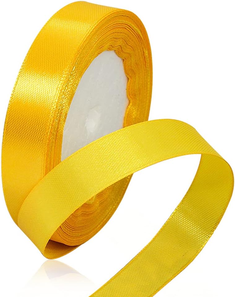 Nastro Doppio Raso confezione Regalo Creazione fai da te, lunghezza 25 yard 2cm