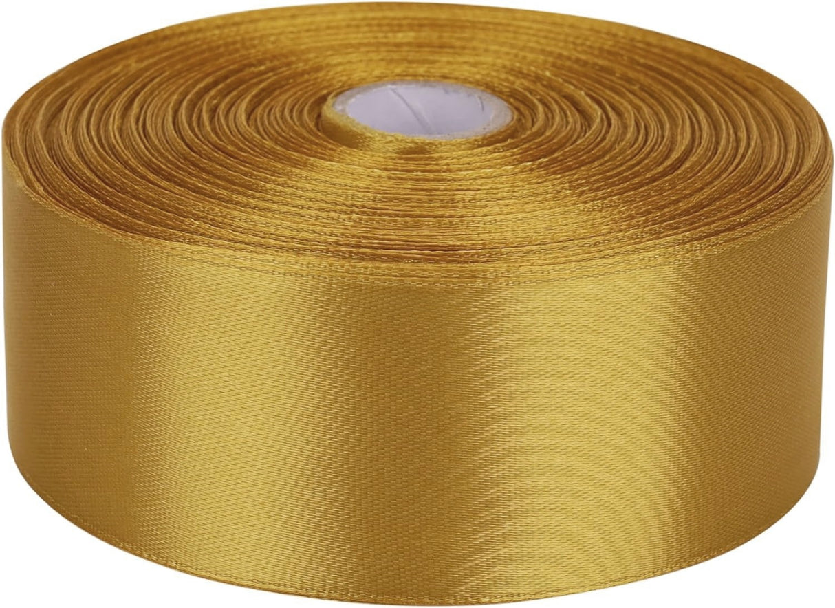 Nastro Doppio Raso confezione Regalo Creazione fai da te, lunghezza 25 yard 4cm