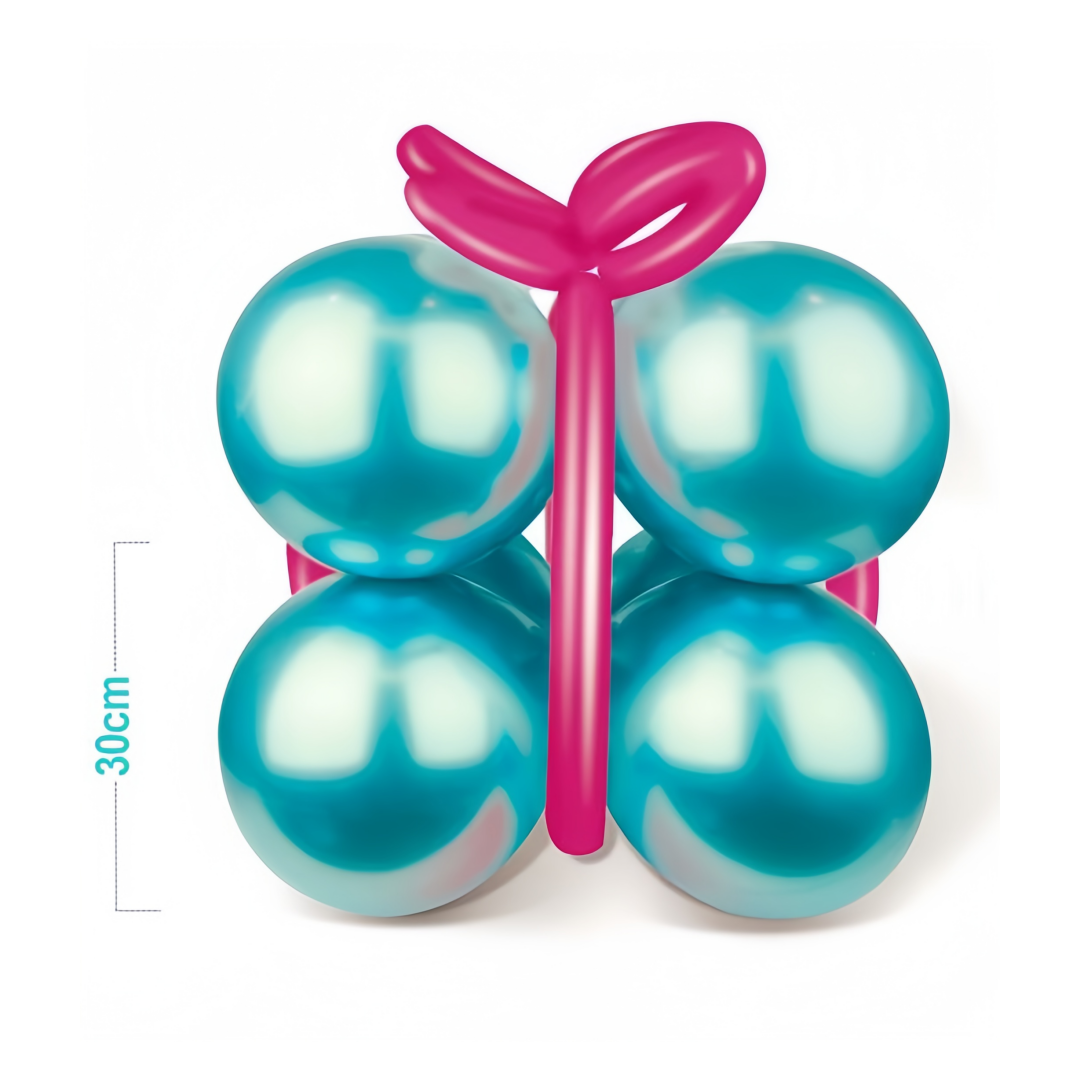 Set palloncini metalizzati Forma Scatola Regalo 60*60*60cm