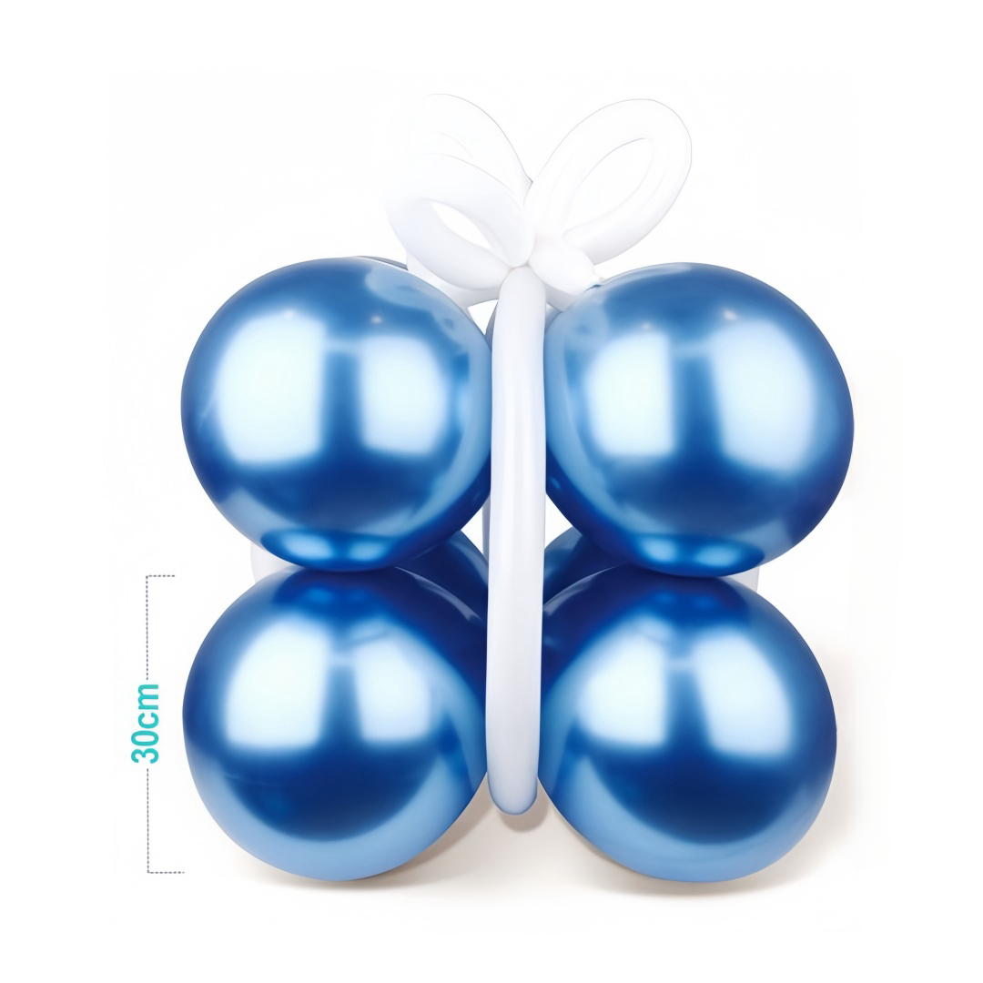 Set palloncini metalizzati Forma Scatola Regalo 60*60*60cm