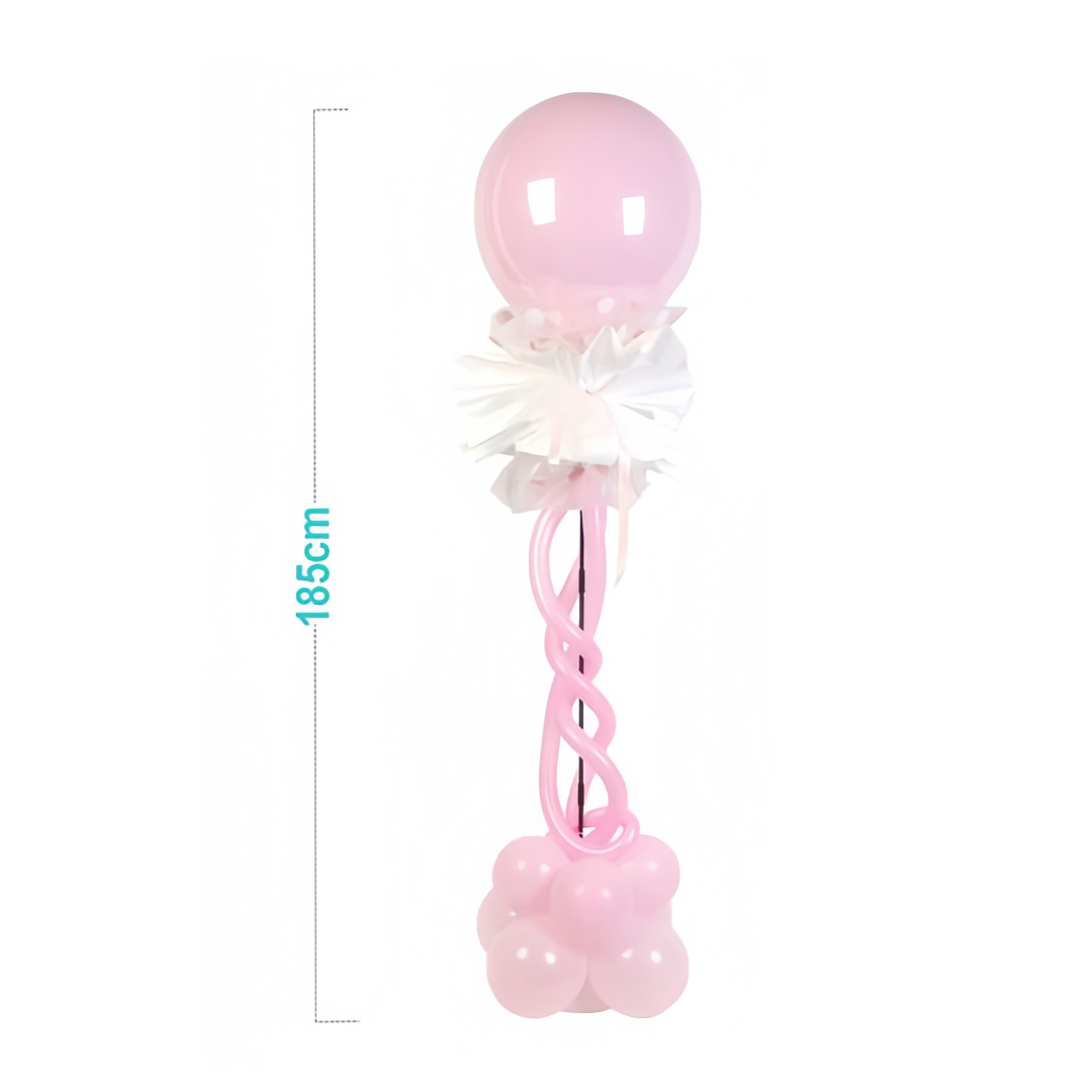 Set Palloncini per decorazioni party rosa altezza 185cm