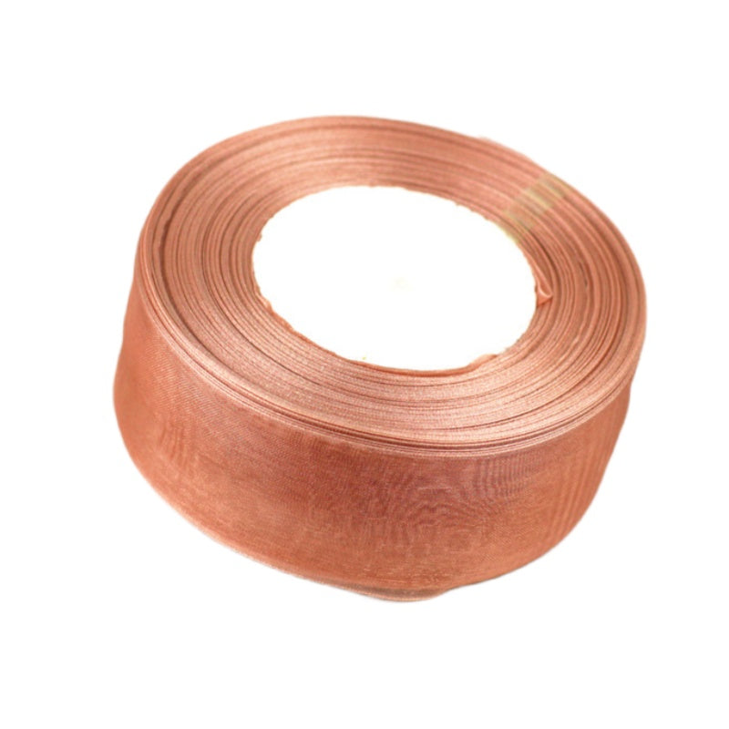 Nastro Organza Bianco 40 MM Rotolo 50 Yard Fai da Te