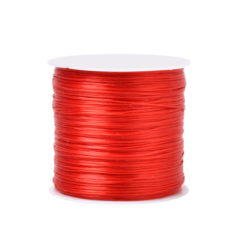 60 Metri Filo Elastico Nylon per Braccialetti 0.6mm, Collane, Perline, e Creazione di Gioielli Vari Colori