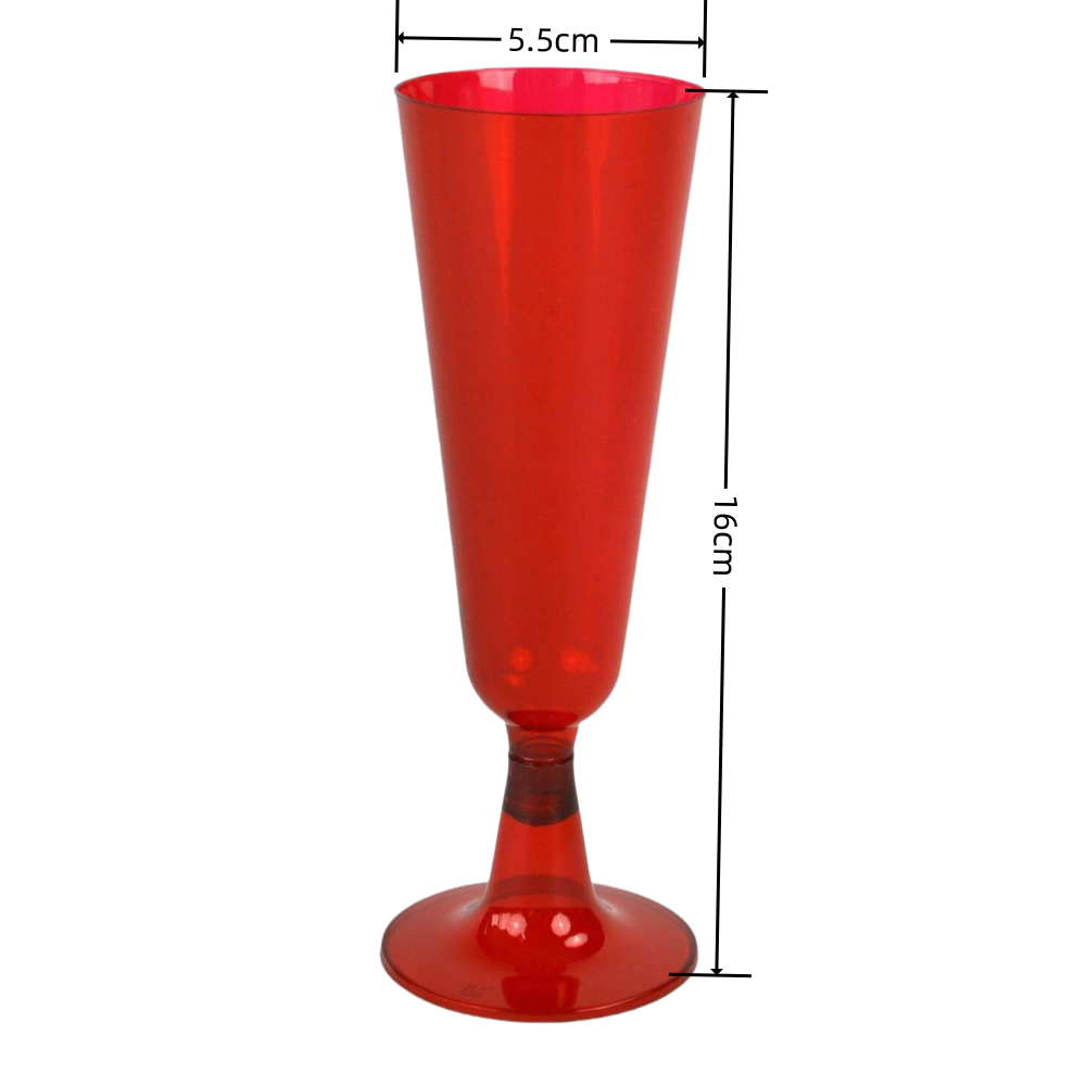 36 Pezzi Flute Plastica, Calici Plastica,133cc Bicchieri Da Champagne Calici Natalizi Compleanno cena Laurea