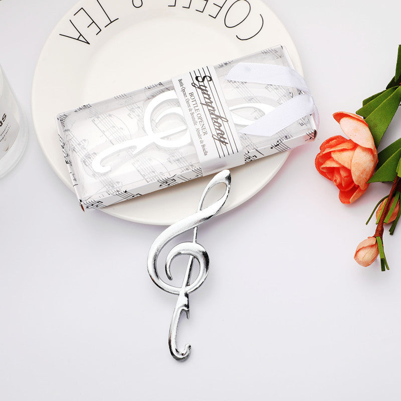 Bomboniera Cavatappi Apribottiglia Tema Musica Chiave di Violino