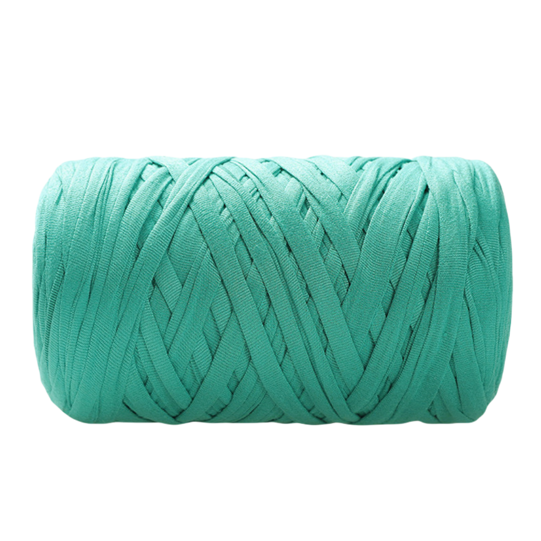 Fettuccia per Uncinetto 200g - Filato in Tessuto Morbido, Riciclato ed Elastico per Lavori a Maglia, Borse, Tappeti, Decorazioni - Vari Colori