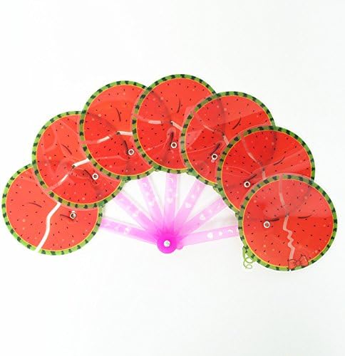 Ventaglio tema frutta,verture, materiale plastica