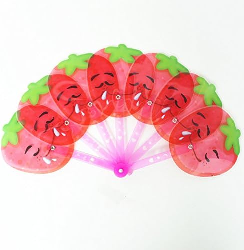 Ventaglio tema frutta,verture, materiale plastica