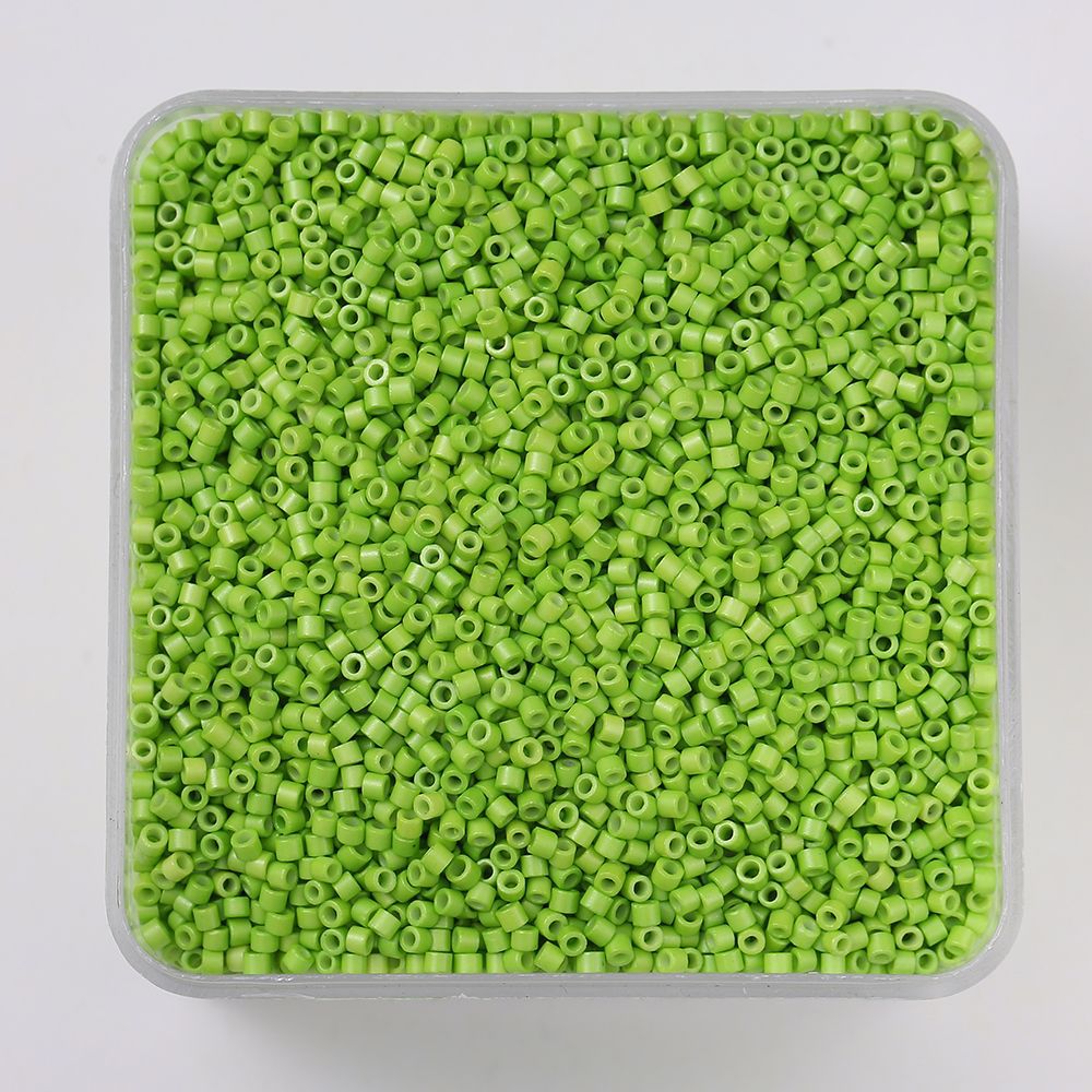 20g/1350 pezzi Perline Vetro 2mm Colorate Tubo per Fai da Te Braccialetti, Collane, Bigiotteria