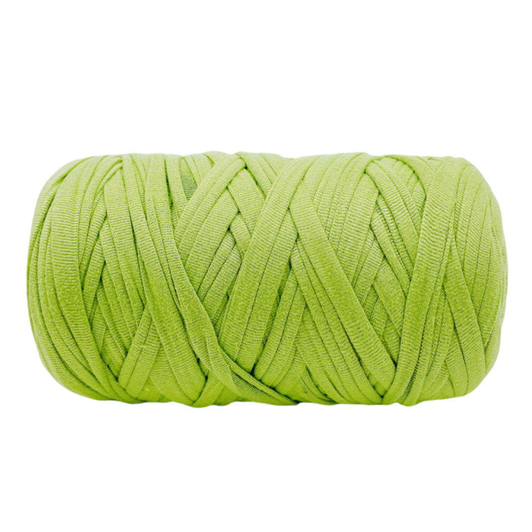 Fettuccia per Uncinetto 200g - Filato in Tessuto Morbido, Riciclato ed Elastico per Lavori a Maglia, Borse, Tappeti, Decorazioni - Vari Colori